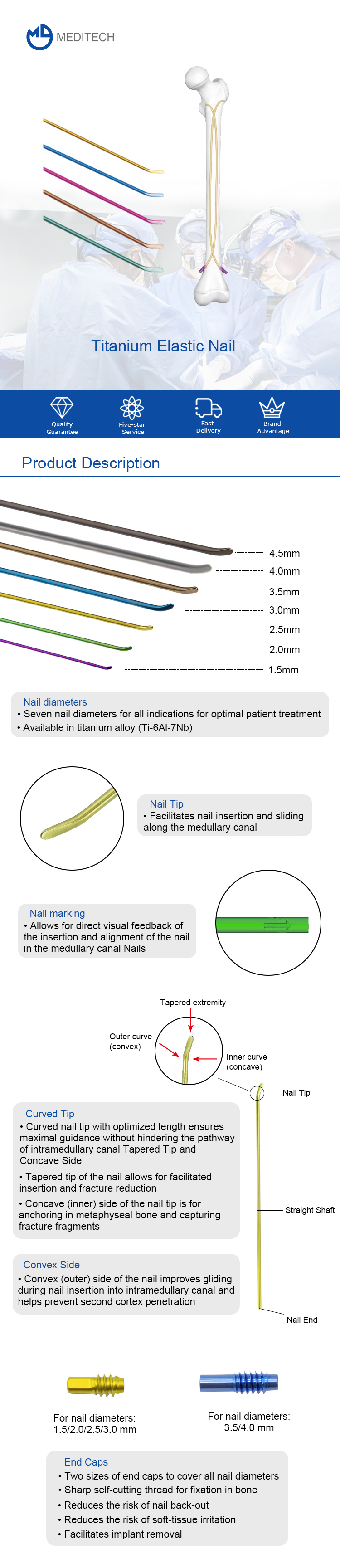 Titanium Elastic Nail